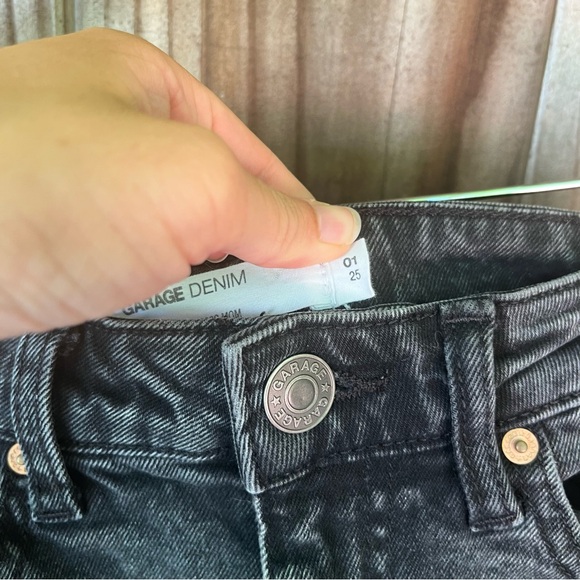 Black Garage Mom Shorts - Picture 5 of 6